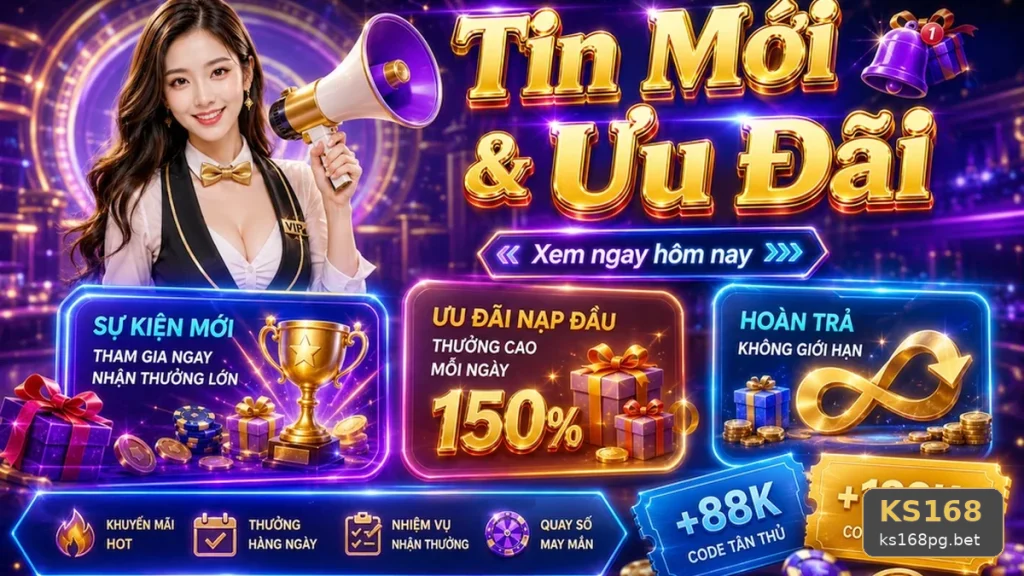 Hướng Dẫn KS168 Qua Góc Nhìn Dữ Liệu: Đọc Thuật Ngữ Ưu Đãi, Tin Mới Và Điều Kiện Khuyến Mãi Tại ks168pg.bet